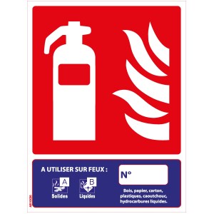 PVC water-sprayed additive panel 15 x 20 cm - Class AB