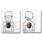 Pediatric training electrode cartridge for Philips HS1 Trainer