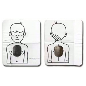 Pediatric training electrode cartridge for Philips HS1 Trainer