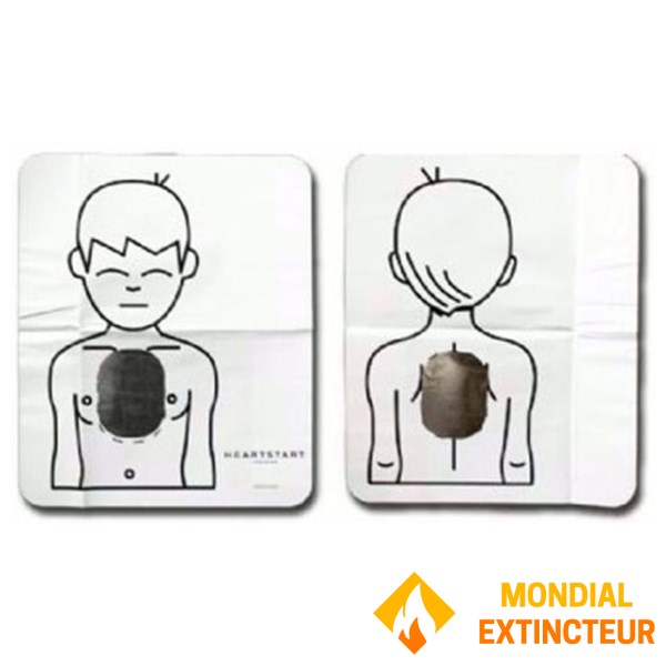 Pediatric training electrode cartridge for Philips HS1 Trainer