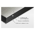 Plan d'intervention - Dibond Aluminium Brushed Gold - Format A2