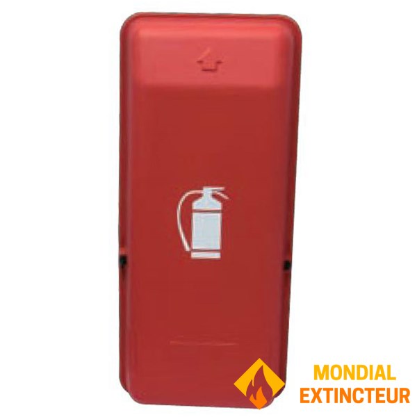 Plastic extinguisher box.
