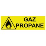 Propane gas panel - W.300 x H.100 mm