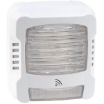 RADIO fire alarm and light - Range 100 metres in open field with repeater