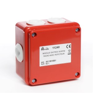 Radio input/output module with repeater