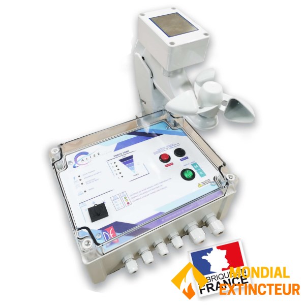 Rain and wind detection unit