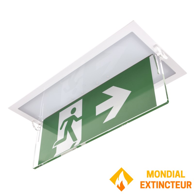 Recessed ceiling label holder Model 