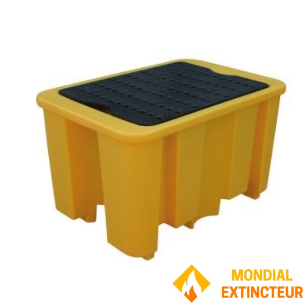 Retention bin for 1 drum