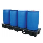 Retention bin for 4 barrels