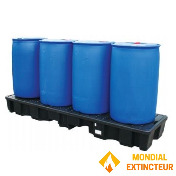 Retention bin for 4 barrels