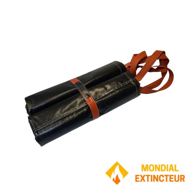 Reusable high-density fire blanket for cars