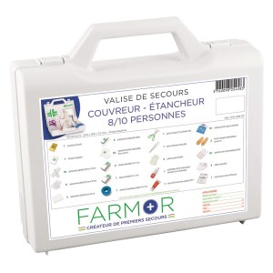 "Roofer &amp; Waterproofing" first aid kit for 8/10 people