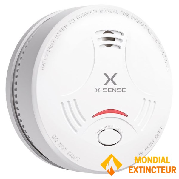Self-contained domestic smoke detector - 10-year battery