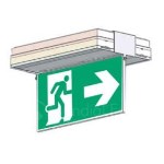 Single-sided ceiling-mounted screen-printed door