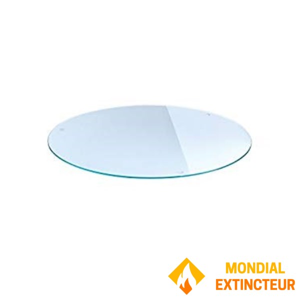 Spare glass for round key box