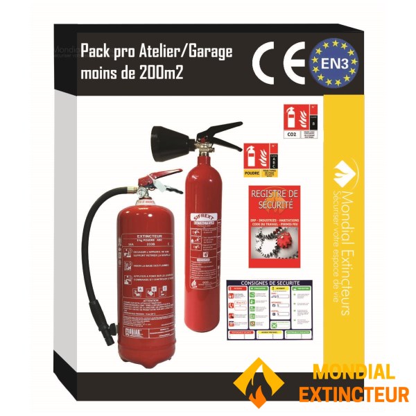 Special kit for car garages under 200m²