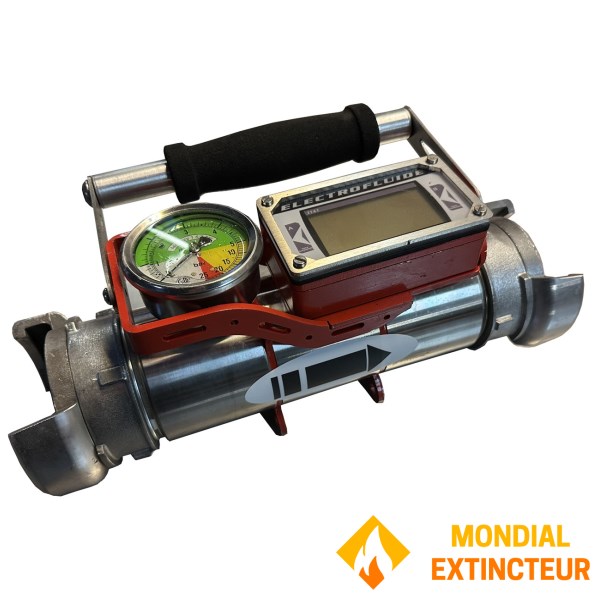 Stainless steel electronic flowmeter for checking DN65 fire hydrants