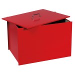 Fire sand tray – quick assembly (no screws), with lid