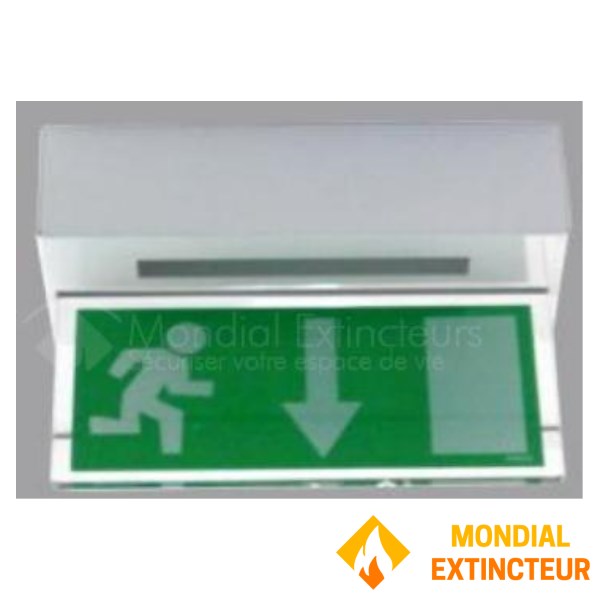 Surface-mounted box for sheet metal ceilings - Edge lighting