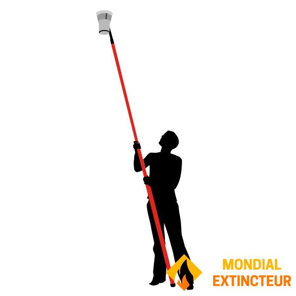 Telescopic pole, 2 sections