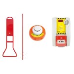Temporary fire detection terminal