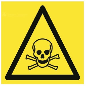 Toxic substances panel - W.200 x H.200 mm