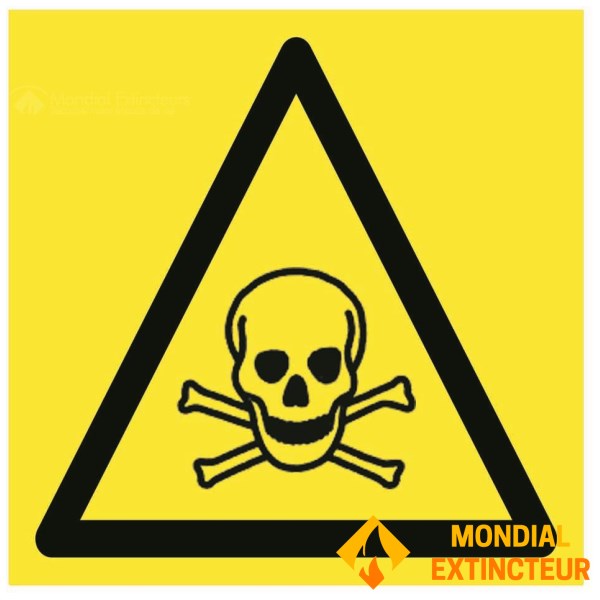 Toxic substances panel - W.200 x H.200 mm