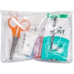 Transparent individual first-aid kit
