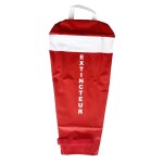 Universal fire extinguisher cover for Co² 2kg - Red/White