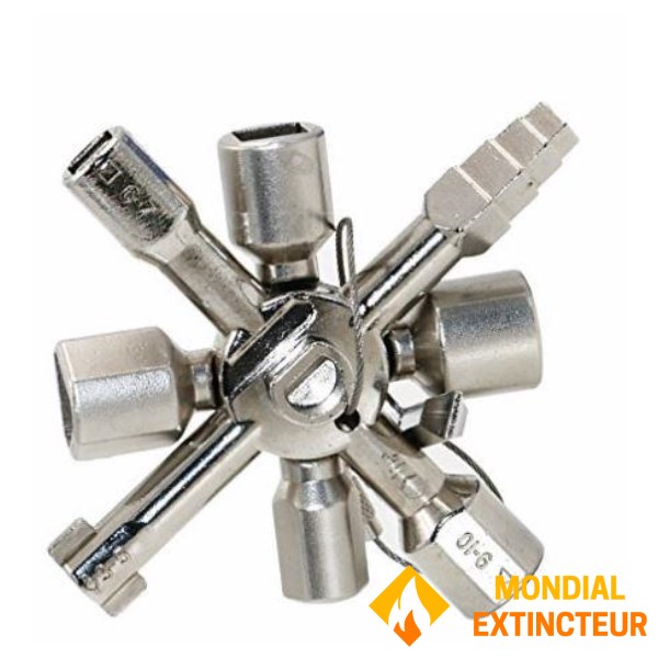 Universal key for control cabinets - Multifunction key