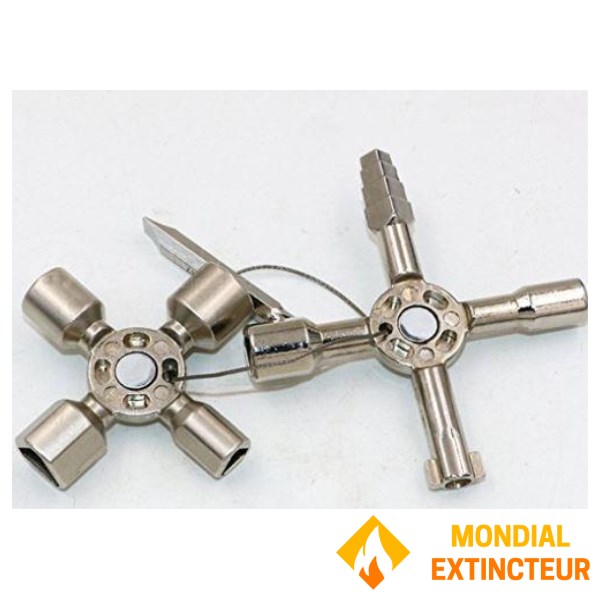 Universal key for control cabinets - Multifunction key