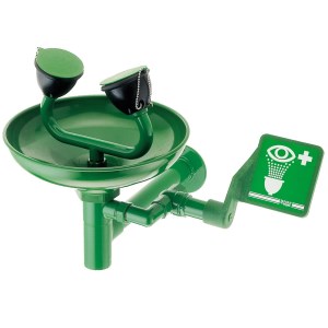 Wall-mounted eye-wash fountain