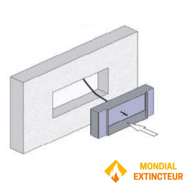 Wall-mounting accessory Model "TOLEDO"