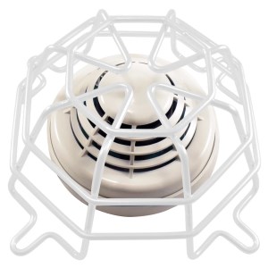 White protective grille for detector