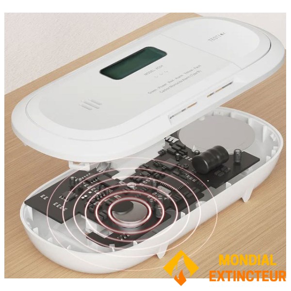 WiFi connected stand-alone carbon monoxide detector