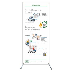 X-banner - Evacuation: care facilities