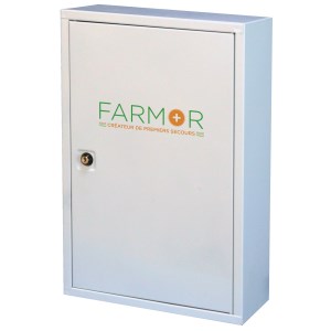 1-door medicine cabinet - 2 plastic shelves