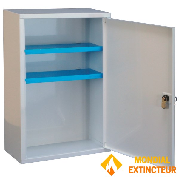 1-door medicine cabinet - 2 plastic shelves