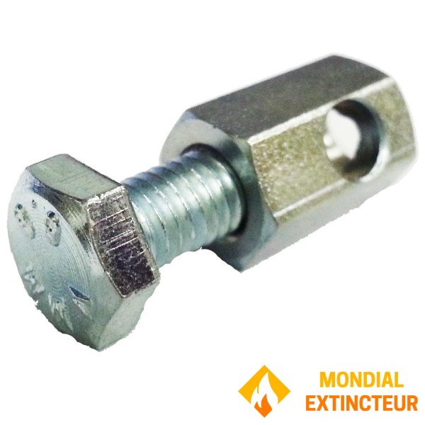 Abrazadera de cable hexagonal Diám. 5 int.