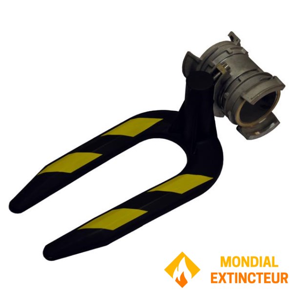 Apoyo en tierra para la comprobación de bocas de incendio