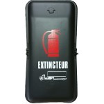 Armario extintor plástico 6 Kg Negro