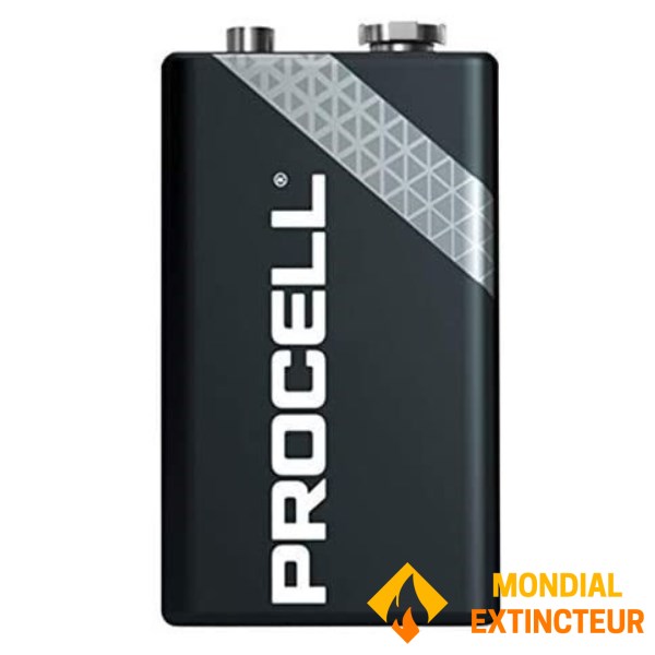 Caja de 10 pilas alcalinas DURACELL 9V 6LR61 PROCELL