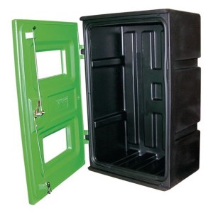 Caja de aparato respiratorio con llave - Verde