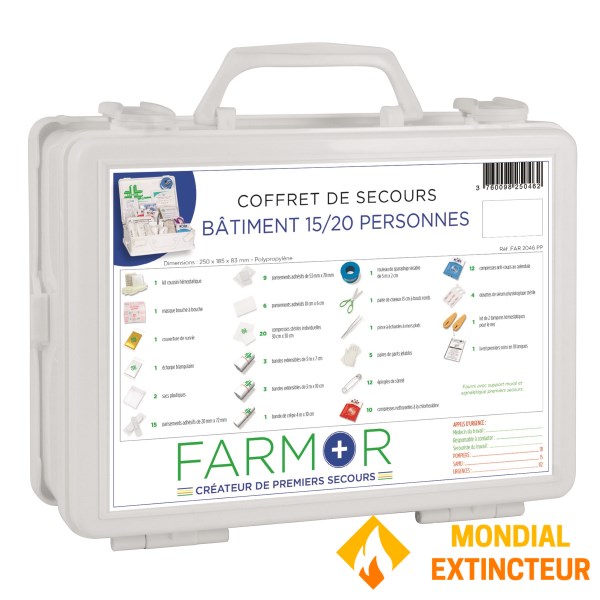 Caja de emergencia "Edificio" 15/20 personas