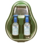 Caja ocular de pared con 2 botellas de 250 ml de PH neutro