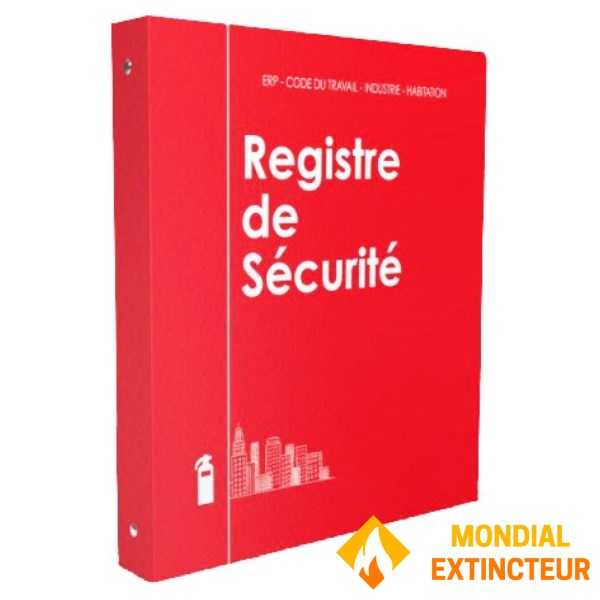 Carpeta de registro de seguridad 100 páginas - A4