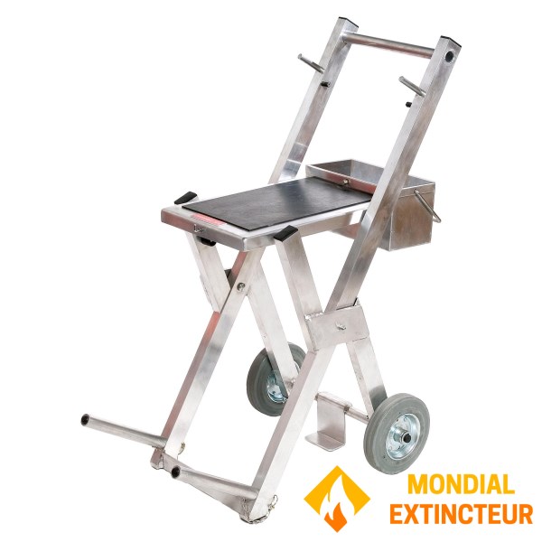 Carro para comprobador de extintores