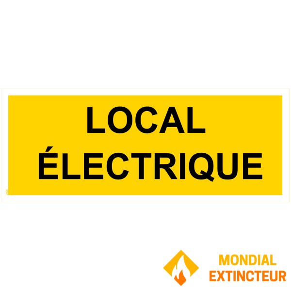 Cuadro "eléctrico local" - PVC 200x80 mm