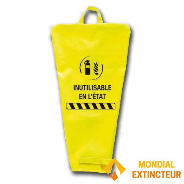 Cubierta de extintor 2 kg CO2 fuera de servicio