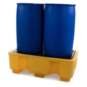 Cubo de retención para 2 bidones